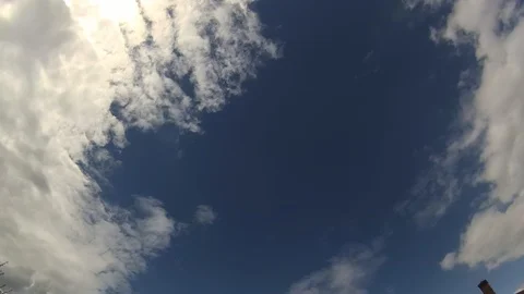 White clouds Stock Footage 102157437