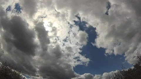 White clouds Stock Footage 102268026