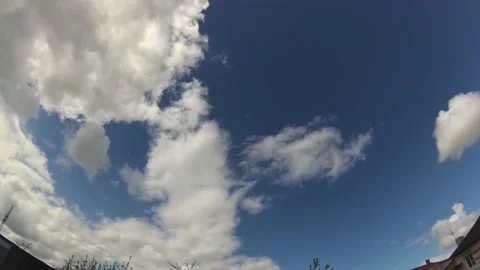 White clouds Stock Footage 102268253