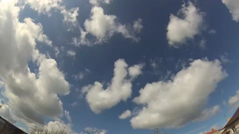 White clouds Stock Footage 102268483