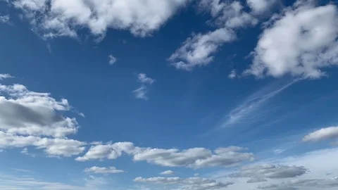 White clouds Stock Footage 119988238