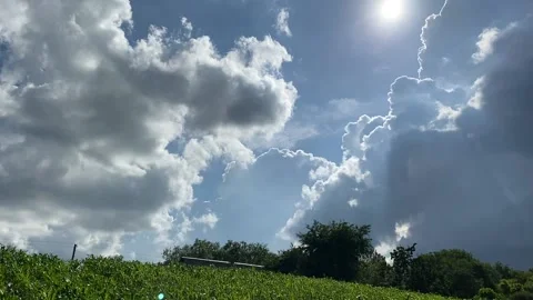 White clouds Stock Footage 137251912