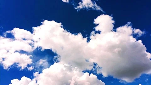 White clouds Stock Footage 260240648