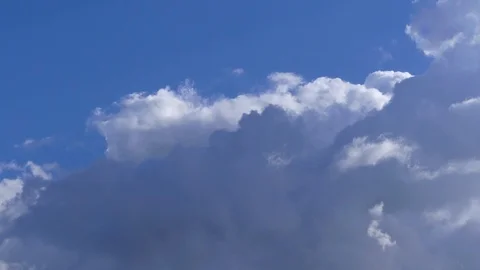 White Clouds Gather Around Vídeo Stock 97587437