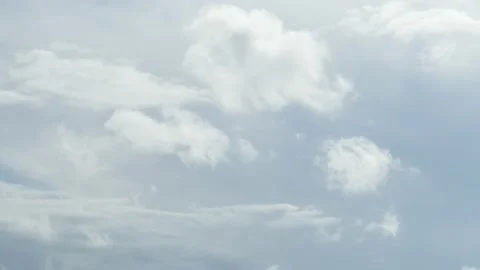 White clouds, gray sky, background image, Germany, Europe Stock Footage 228917248