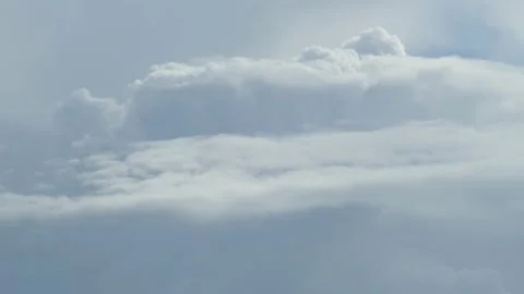 White clouds, gray sky, background image, Germany, Europe Stock Footage 228917250