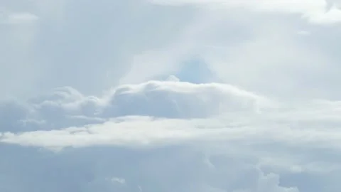 White clouds, gray sky, background image, Germany, Europe Stock Footage 228917251