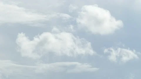 White clouds, gray sky, background image, Germany, Europe Stock Footage 228917275