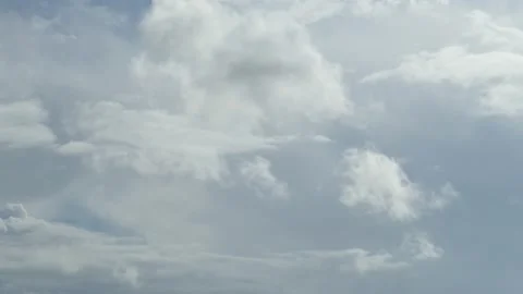 White clouds, gray sky, background image, Germany, Europe Video stock 228917988