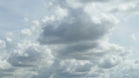 White clouds, gray sky, background image, Germany, Europe Stock Footage 228918369