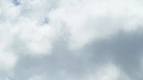 White clouds, gray sky, background image, Germany, Europe Video stock 258222927