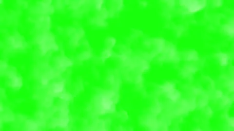 White clouds on a green screen. Stock Footage 311378992