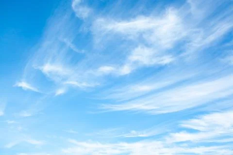 White clouds high in the sky Stock Photos