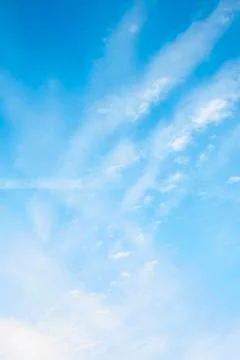 White clouds high in the sky Stock Photos