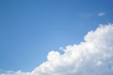 White clouds high in the sky Stock Photos