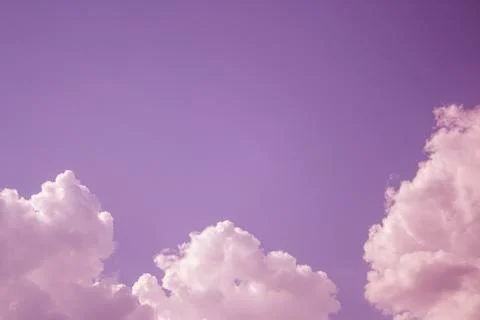 White clouds high in the sky Stock Photos