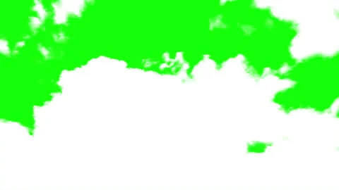 White clouds high speed motion on green screen background. 스톡 동영상 336044422