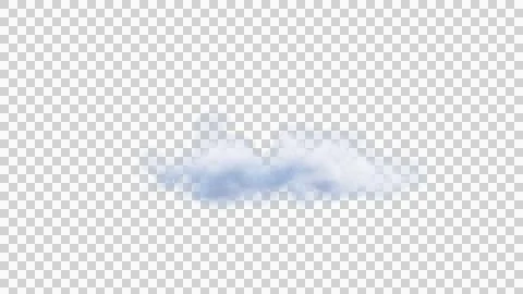 White clouds isolate on black background. 3d illustration 스톡 일러스트