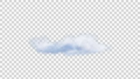 White clouds isolate on black background. 3d illustration Stock Illustration