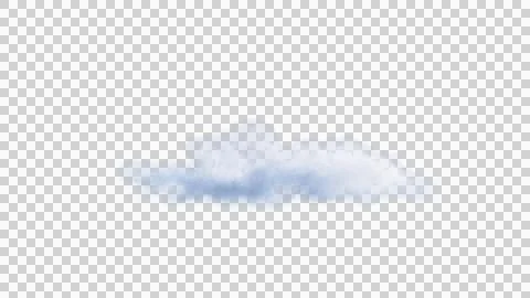 White clouds isolate on black background. 3d illustration 스톡 일러스트