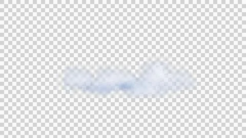 White clouds isolate on black background. 3d illustration Stock Illustration