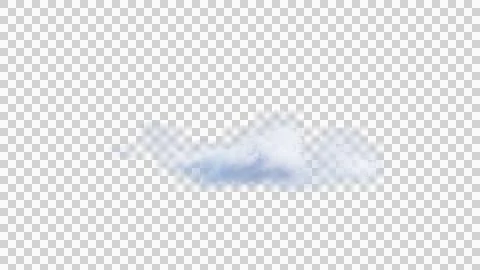 White clouds isolate on black background. 3d illustration Stock Illustration