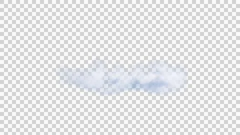 White clouds isolate on black background. 3d illustration Stock Illustration