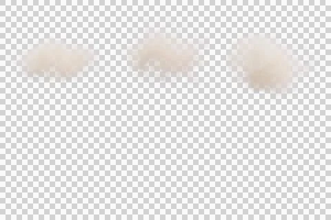 White clouds on an isolated background Stock Illustration