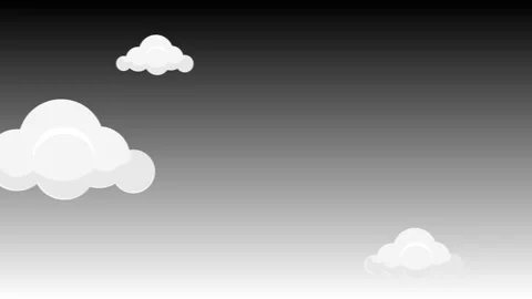 White clouds moving on black and white clean sky background in high resolution Stock Footage 156751193