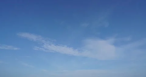 White clouds moving dynamic time lapse footage 4K Stock Footage 254923479