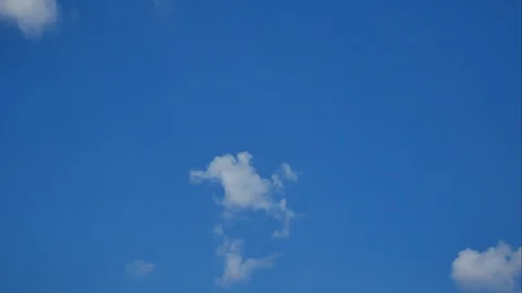 White clouds moving. Stock Footage 98484022
