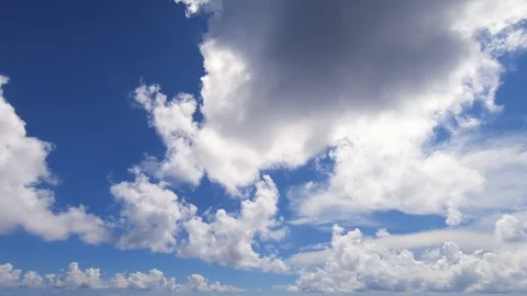 White clouds moving. Stock Footage 99135937