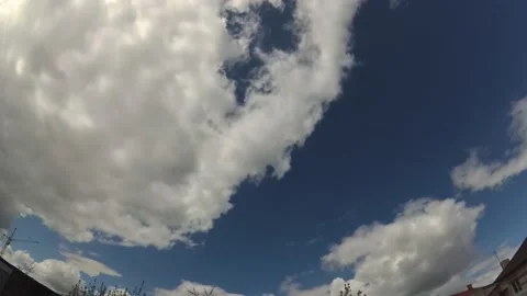 White clouds moving Stock Footage 102268232