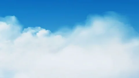 White clouds moving footage Stock Footage 79753697
