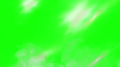 White clouds moving on green screen Stock Footage 341402261