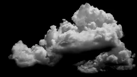 White clouds over blue Stock Photos