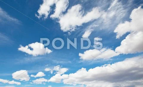 White clouds Stock Photos