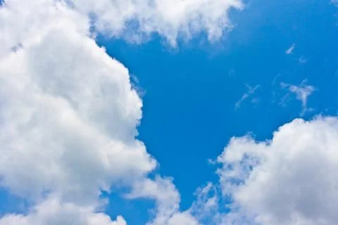 White clouds Stock Photos