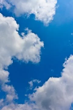 White clouds Stock Photos