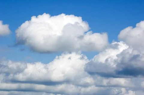 White clouds Stock Photos