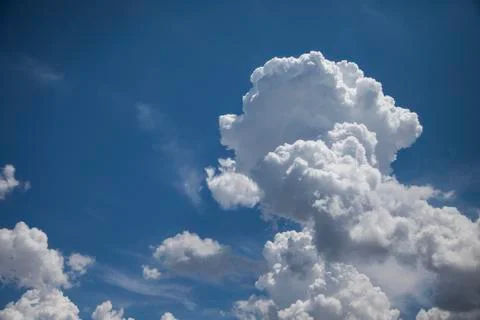 White clouds Stock Photos