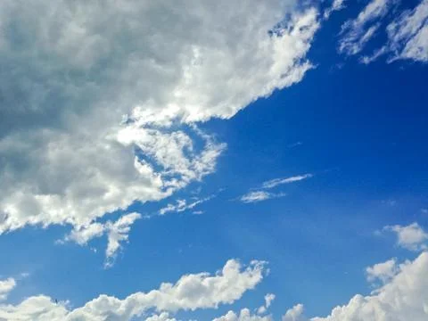 White clouds Stock Photos