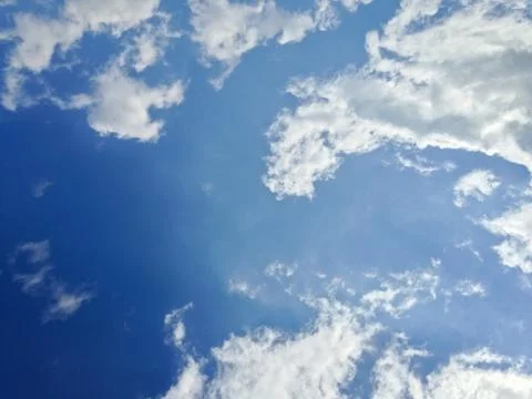 White clouds Stock Photos