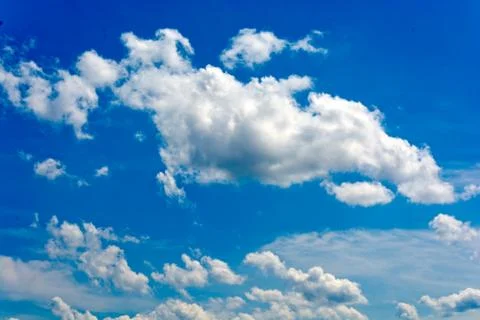 White clouds Stock Photos