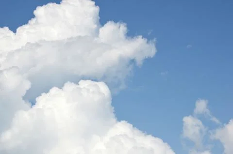 White clouds Stock Photos