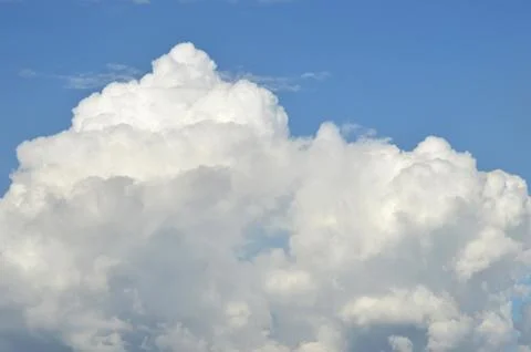 White clouds 库存照片