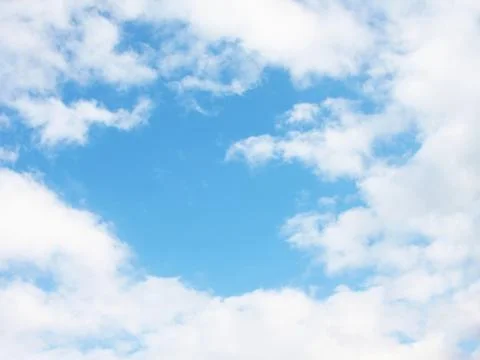 White clouds Stock Photos