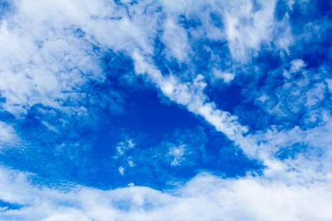 White clouds. Stock Photos