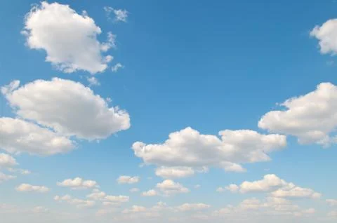 White clouds Foto stock