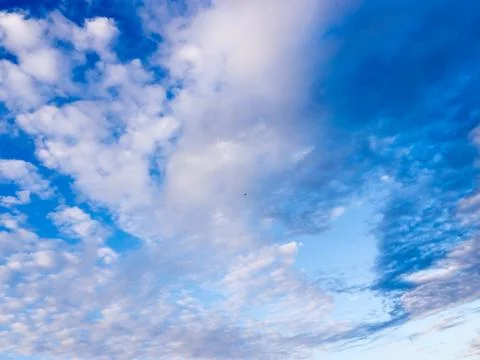 The white clouds. Foto stock